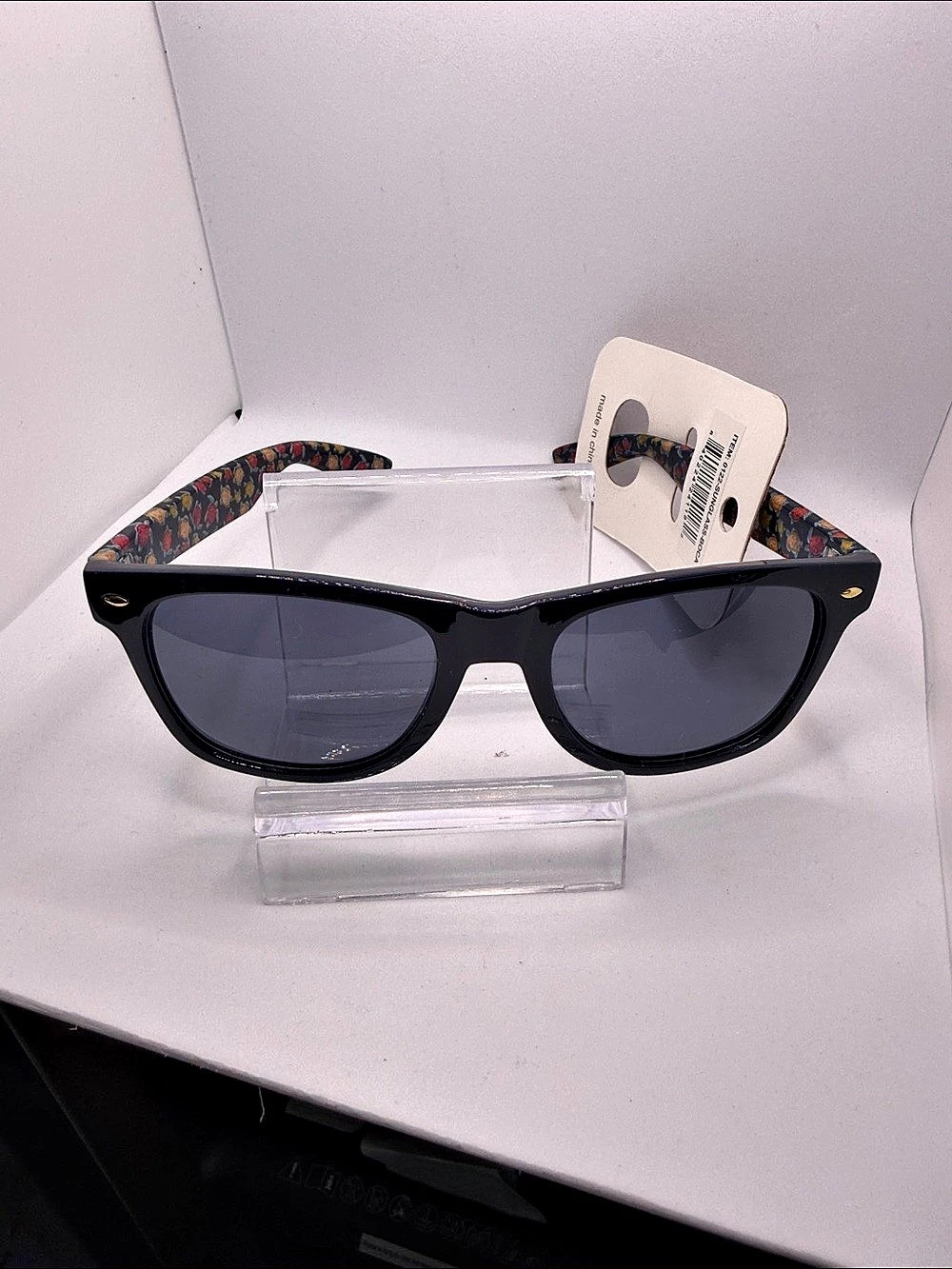 Simply Southern Boca Sunglasses Floral Black & Pink Sunglasses NWT